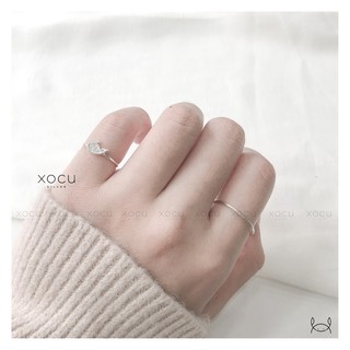 Nhẫn Bạc, Cá Voi Siêu Đáng Yêu, Có Điều Chỉnh Được Size, Đeo Ngón Út Hoặc Áp Út, XoCu