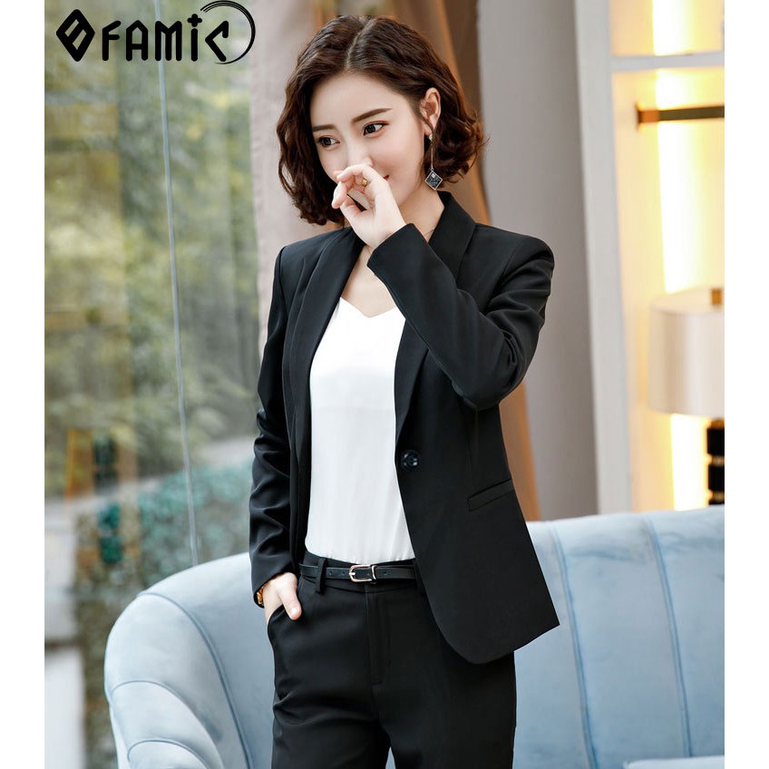 Vest Nữ Đẹp ❤️𝑭𝑹𝑬𝑬𝑺𝑯𝑰𝑷❤️ Giảm 5K khi nhập mã [ AO BLAZER ] ❤️ Bộ Vest Nữ Gồm Áo Vest Quần Dài Kiểu Dáng Hàn Quốc