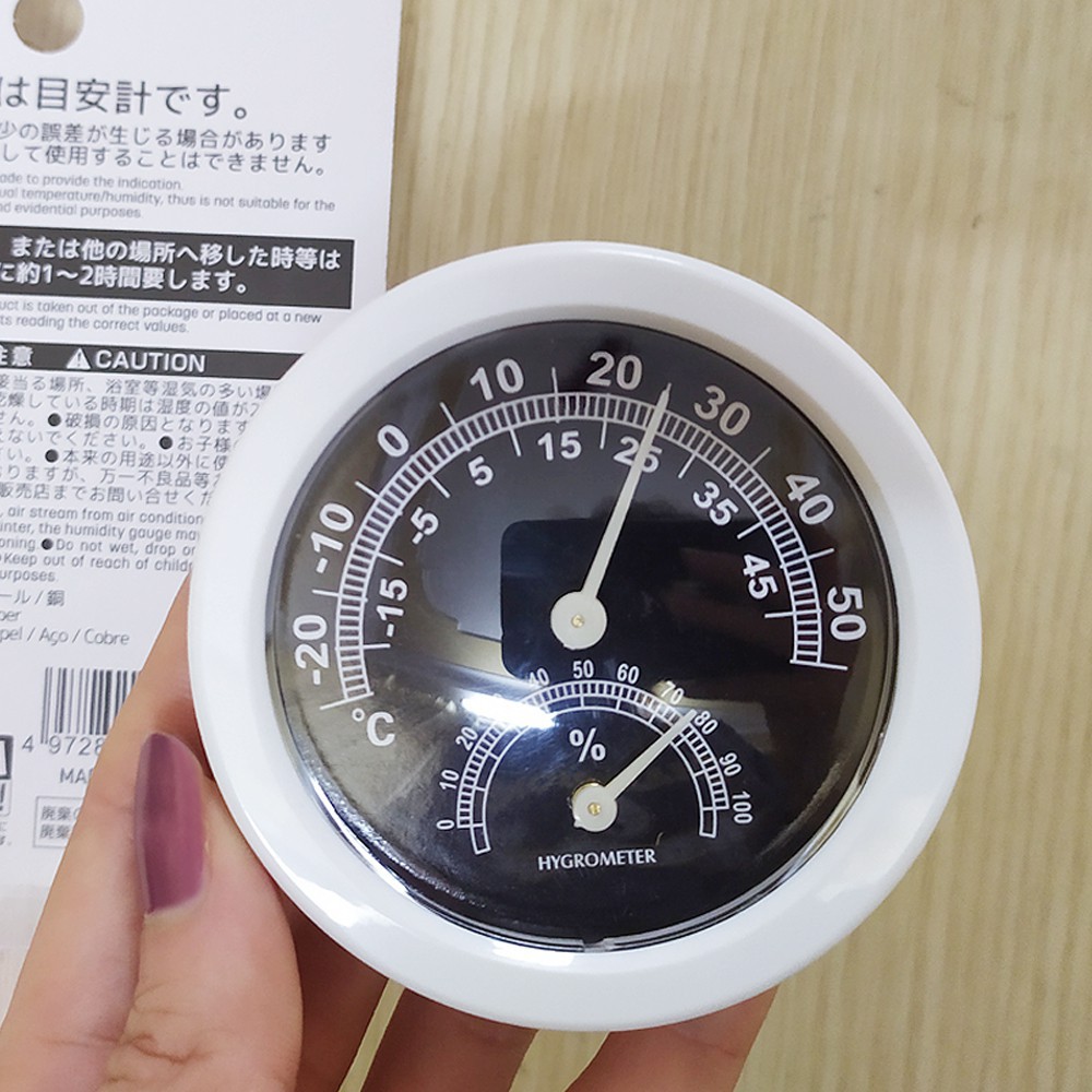 Nhiệt ẩm kế Hygrometer NHẬT BẢN đo nhiệt độ và độ ẩm phòng