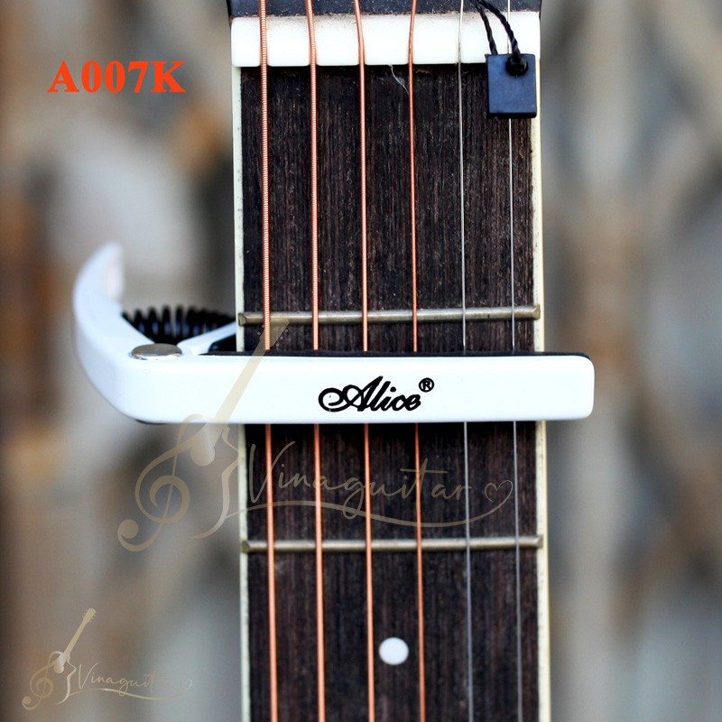 Capo đàn guitar acoustic Alice A007K chính hãng  capo guitar kim loại lò xo cực khỏe