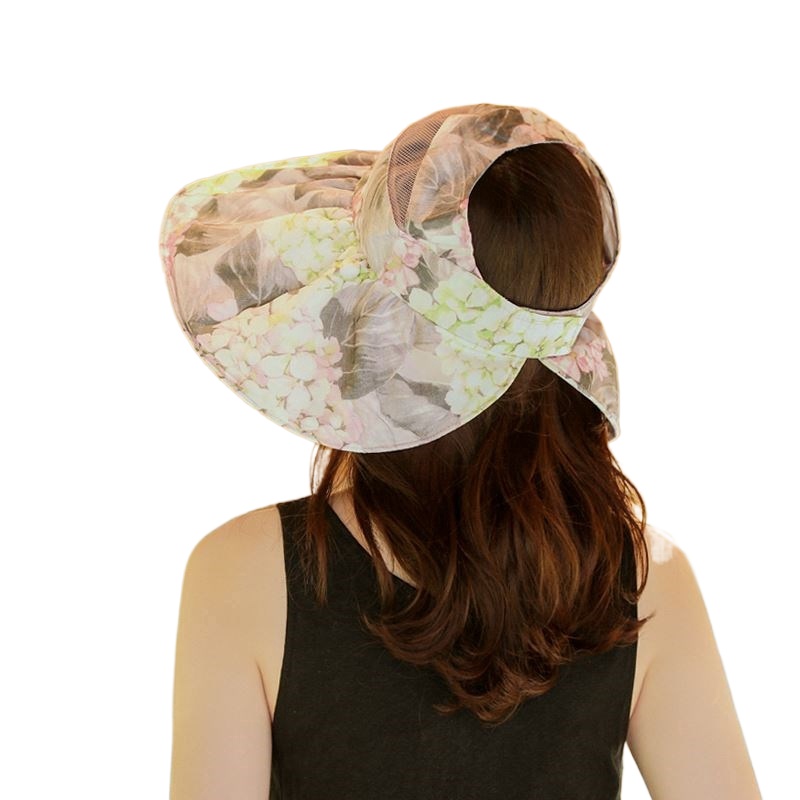 Mũ chống nắng hở chóp 1 nửa phong cách đơn giản cổ điển cho nữ