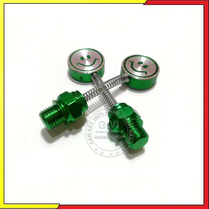 Ốc mặt cười lò xo 10li ren thuận gắn chân kính xe máy