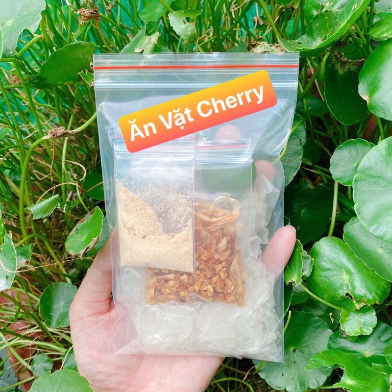 [80gr bánh tráng  dẻo phơi sương hành phi _ Túi Zip