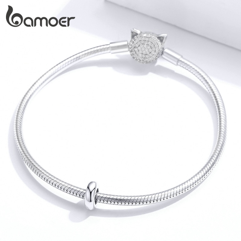 Mặt phụ kiện trang sức BAMOER SCC1450 bằng bạc thật 925 thiết kế sáng tạo