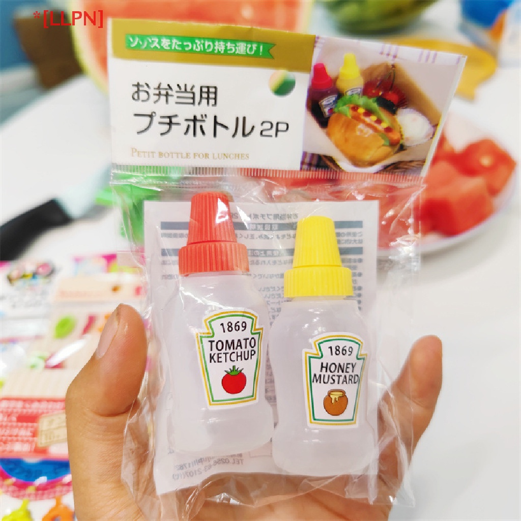 Set 2 Lọ Đựng Dầu / Nước Sốt / Cà Chua Mini 25ML Di Động Tiện Dụng