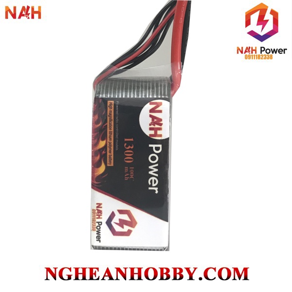 Pin 4s 14.8V 1300mAh 100C cho anh em cánh bằng, FPV...