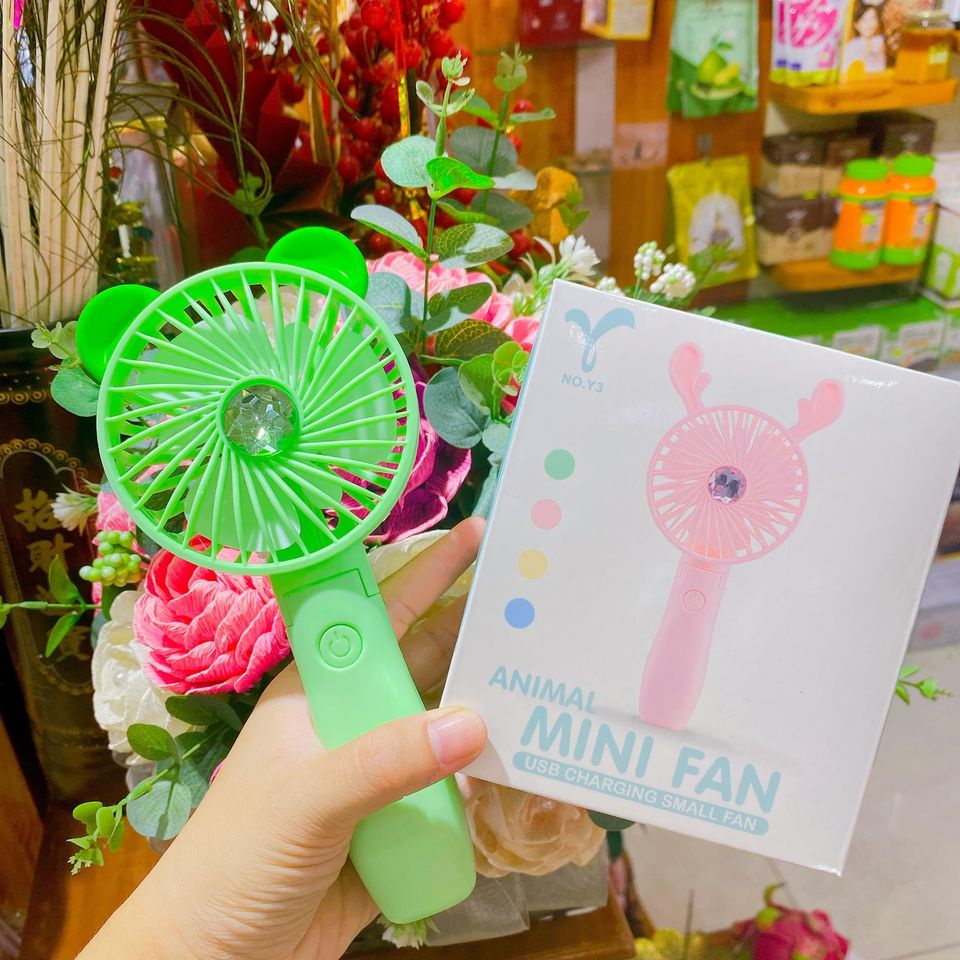 Quạt Mini Cầm Tay Sạc Điện Cao Cấp ANIMAL MINI FAN