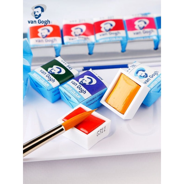 |SẴN| MÀU NƯỚC VAN GOGH - 12, 15, 18, 24, 36 MÀU - HỘP NHỰA, HỘP THIẾC