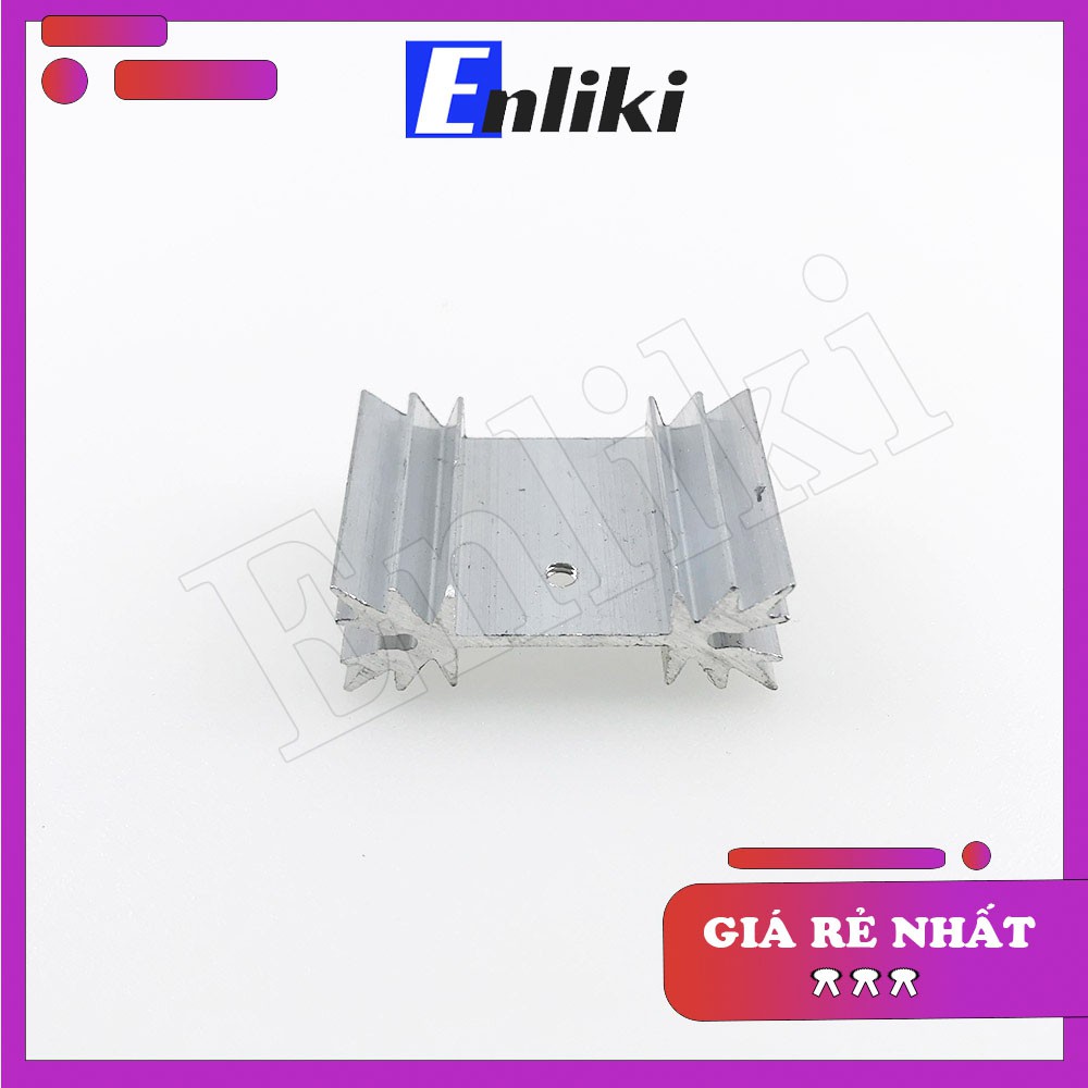 Tản Nhiệt Nhôm 35x25x12mm Có Chân Hàn