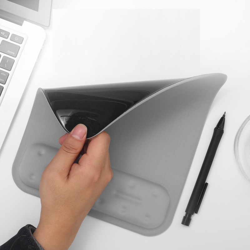 Kê tay bàn phím đệm kê cổ tay bằng cao su non memory foam kiêm bàn di chuột mouse pad Vu Studio