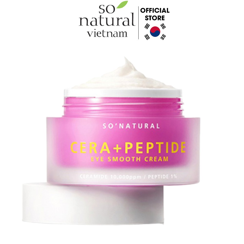 Kem Dưỡng Mắt So Natural Việt Nam Cera Peptide Smooth Cream 30ml