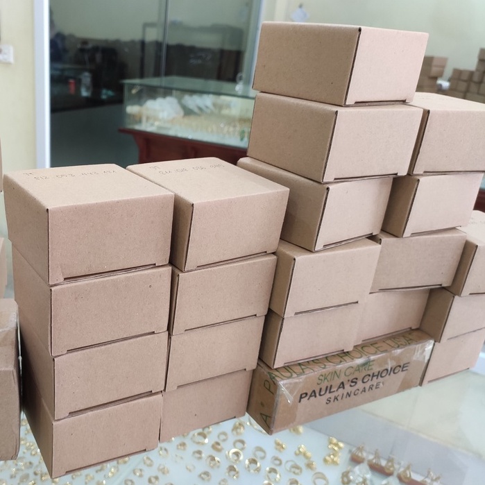 Hộp Carton Hộp đóng gói đảm bảo kích thước 10x10x5cm