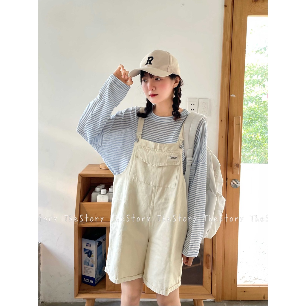 Yếm quần short [STORY] Q803 (ảnh thật)