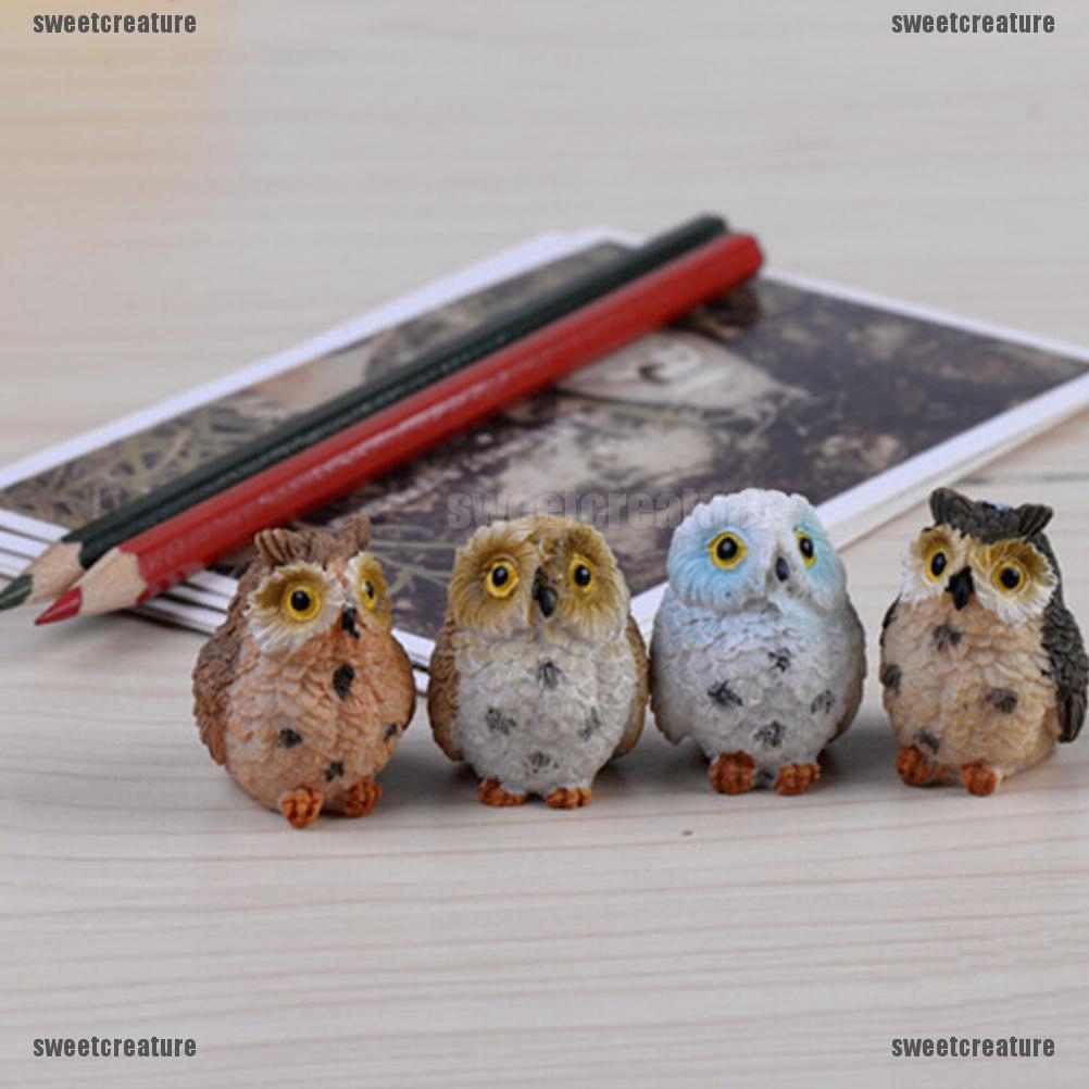 Tượng Mèo / Cú Mèo Dễ Thương Trang Trí