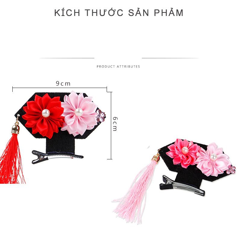 Mũ hoa cài đầu dành cho thú cưng YEUPET mang phong cách cổ trang  hoàn châu cách cách Tcm28