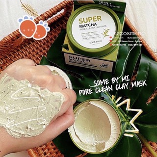 mặt nạ trà xanh đất sét some by mi super matcha