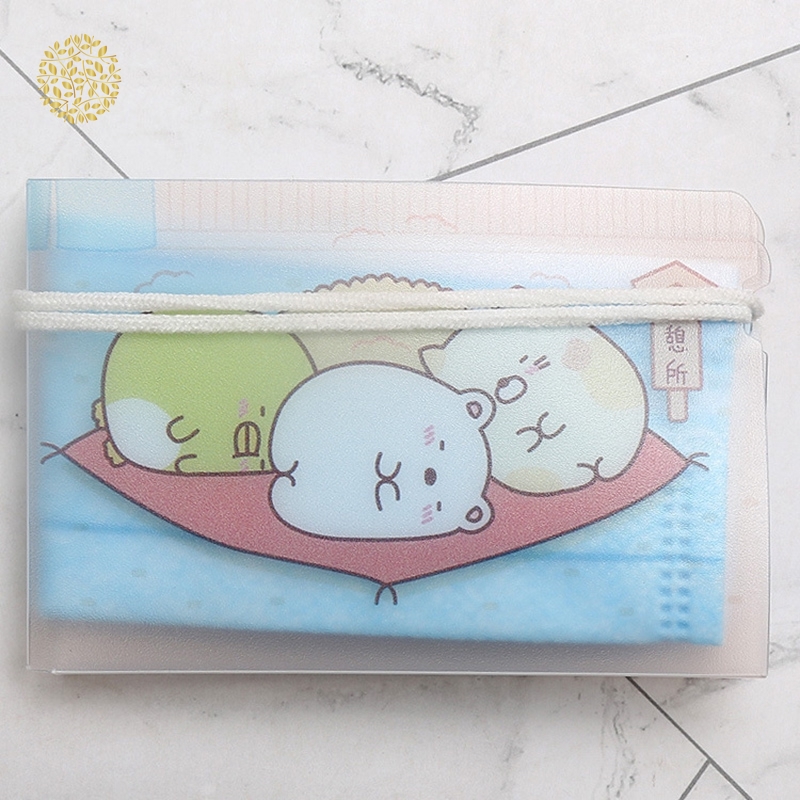 Túi kẹp khẩu trang tạm thời có thể gập lại tiện dụng