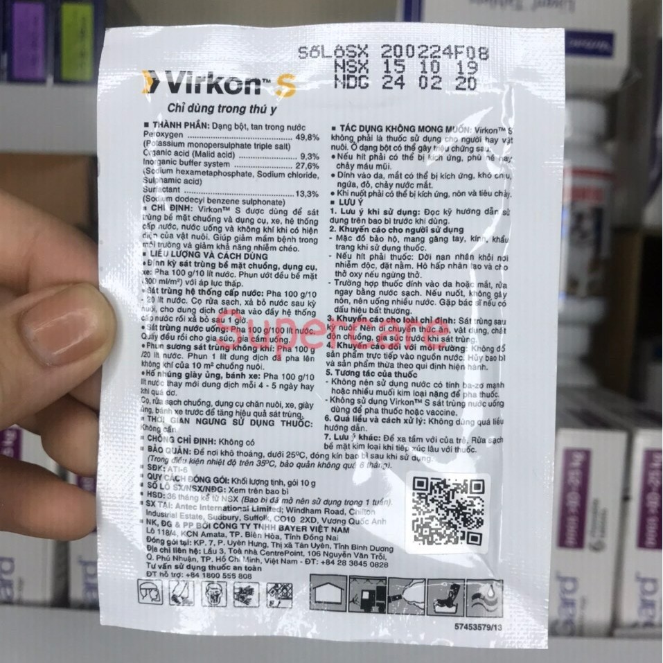 Virkon S - Sát Trùng Nhà Ở & Vật Nuôi