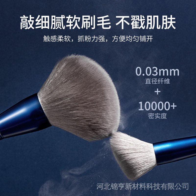 Bộ 12 Cọ Trang Điểm Toàn Diện Họa Tiết Chấm Bi / Bầu Trời Sao Kích Thước Nhỏ Gọn