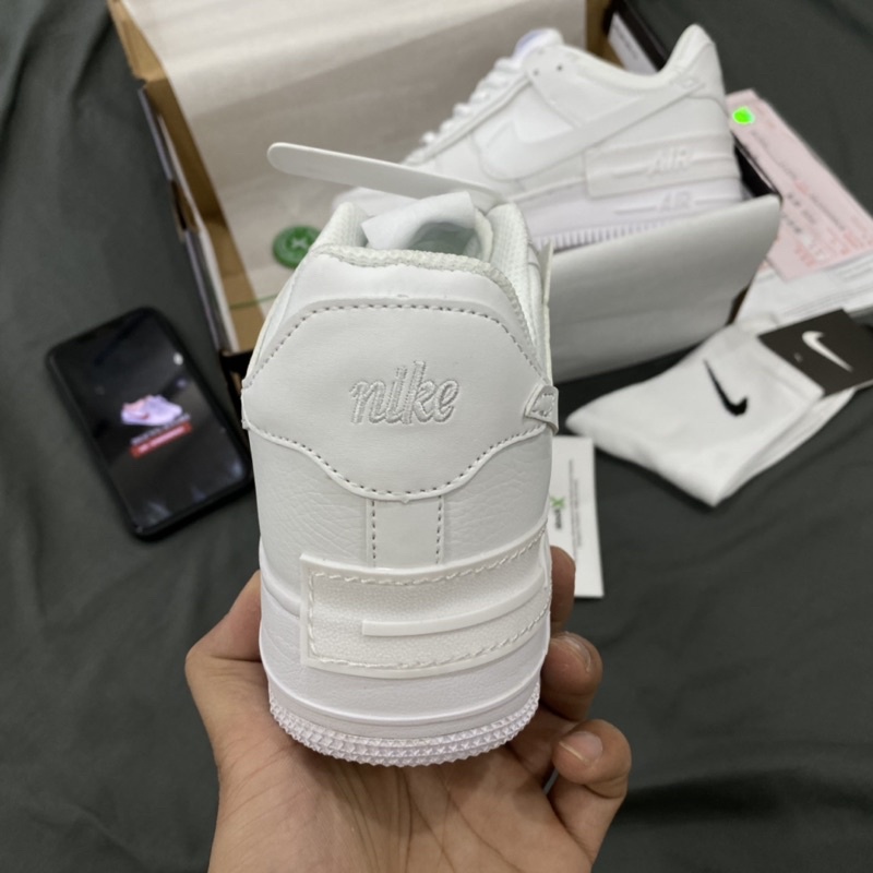 GIÀY AF1 SHADOW ALL WHITE 1:1 SC [ FULL BOX + FREE SHIP ] | BigBuy360 - bigbuy360.vn