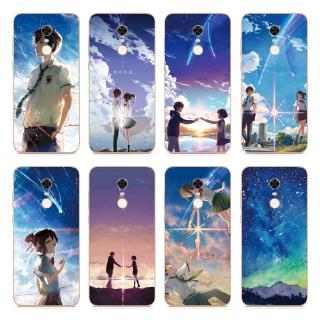 Ốp điện thoại TPU dẻo in hình cặp đôi nhân vật hoạt hình cho Xiaomi Redmi 5 Plus/ Redmi 6/ 6A