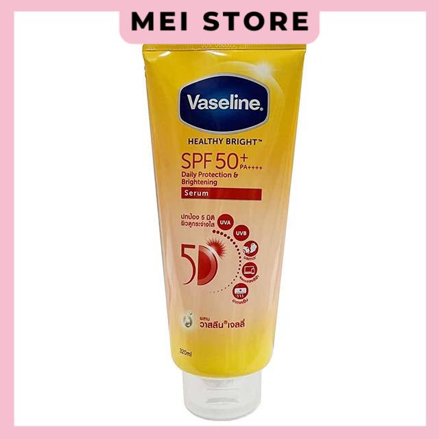 Sữa Dưỡng Thể Vaseline Healthy Bright Gluta HYA Serum 10X/50X Thái Lan 330ml
