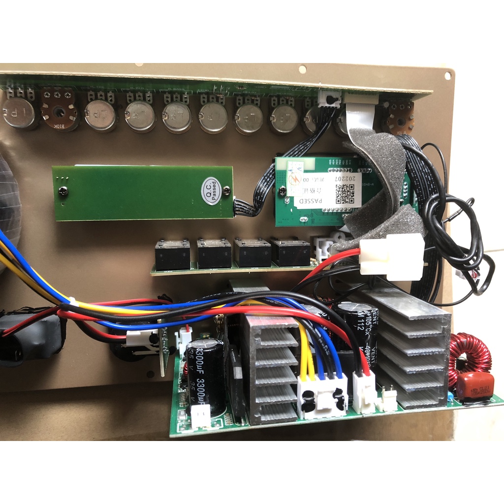 Mạch loa kéo 4 tất đôi DSP chóng hú và Reverb hay, nguồn đôi 40V