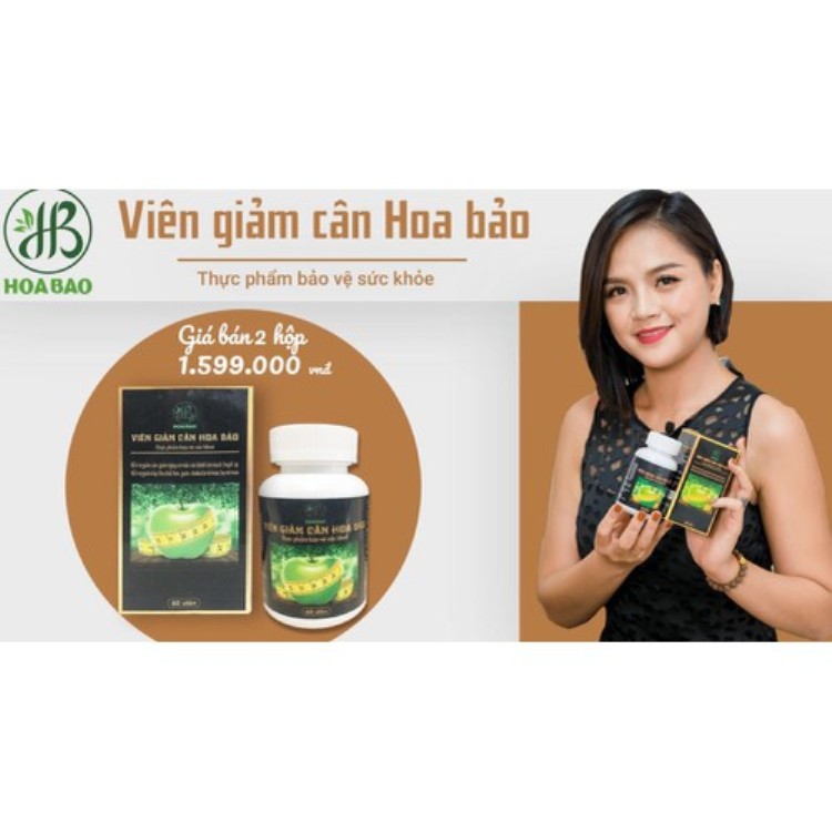 Viên giảm cân Hoa Bảo - Hỗ trợ giảm cân an toàn - Chiết xuất táo xanh - Hạ mỡ máu | BigBuy360 - bigbuy360.vn