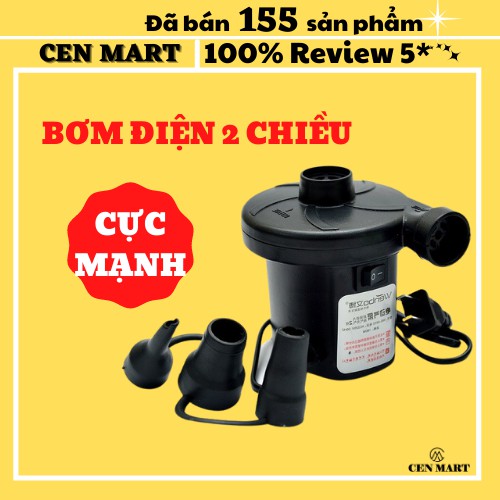 Bơm Điện 2 Chiều Mini Bơm Bể Bơi, Phao Bơi,Bơm Ghế ,Hơi Và Máy Hút Chân Không