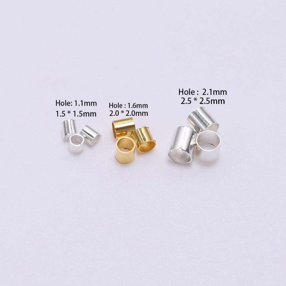 Bộ 500 ống đồng St.kunkka 1.5 2.0 2.5mm chuyên dụng cho làm trang sức thủ công