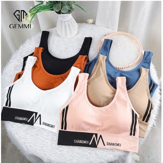Áo bra Gym, Yoga, bra thể thao cotton co giãn - AN boutique_bra chữ M