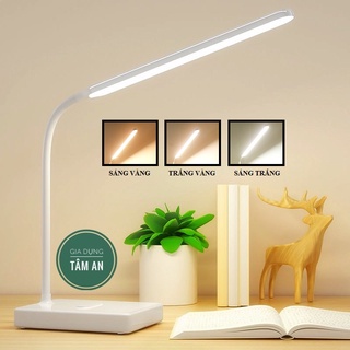 💥 Đèn bàn Tích Điện 3 màu ánh sáng - Đọc sách, đèn học, làm việc - YG291