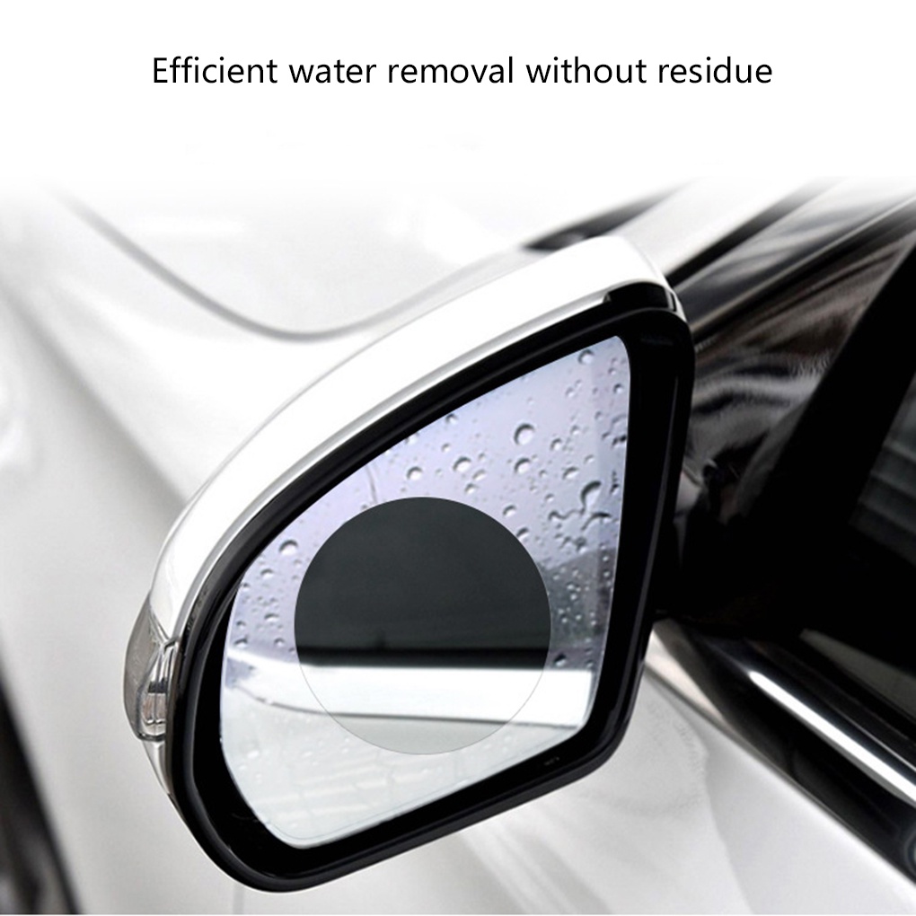 [Coco]2pcs Car Rearview Mirror Anti Rain Film Universal Auto Mirror Waterproof Dustproof Anti-fog Membrane