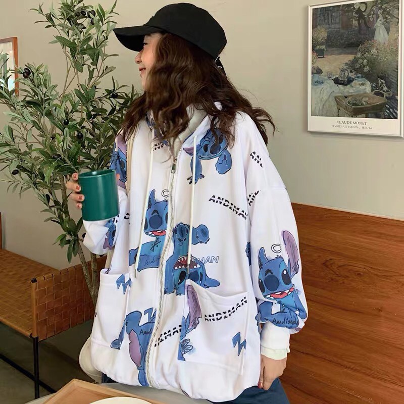 Áo khoác nỉ cardigan unisex In Toàn Thân ANDIMAN, nam nữ ulzzang Wind | BigBuy360 - bigbuy360.vn