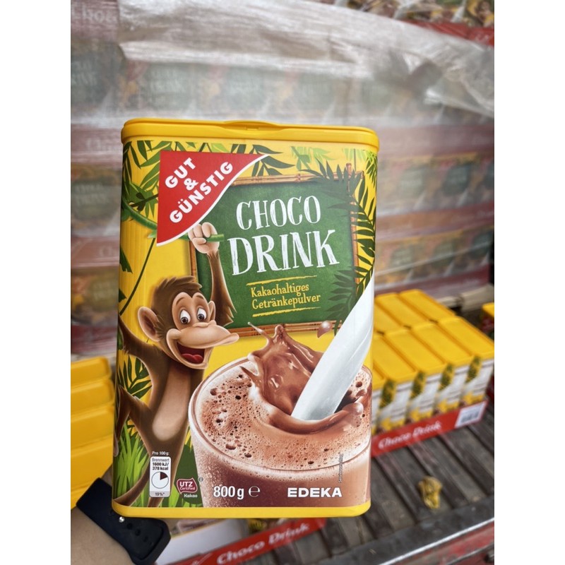 Date 12/2024 Choco Drink đức 800g