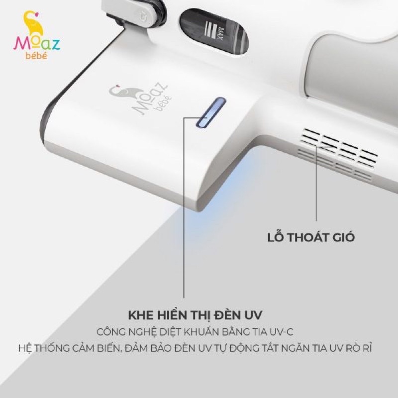 Máy Hút Bụi Giường Đệm Moaz Bebe MB 037