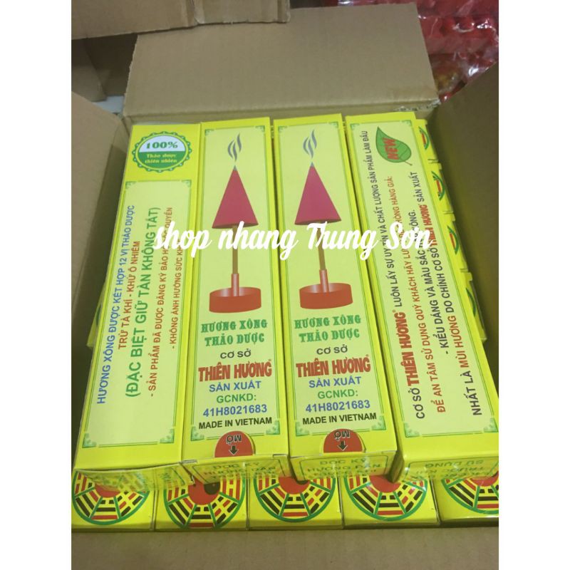 Nhang xông phong thủy Thiên Hương  chính hãng giá sỉ  dùng để khử tà khí đem đến may mắn_100% thiên nhiên