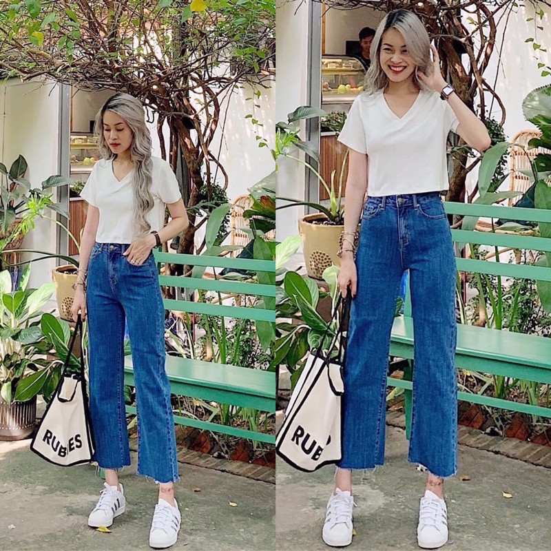 Quần Ống Suông 9 Tấc Cắt Lai Sofm Wear