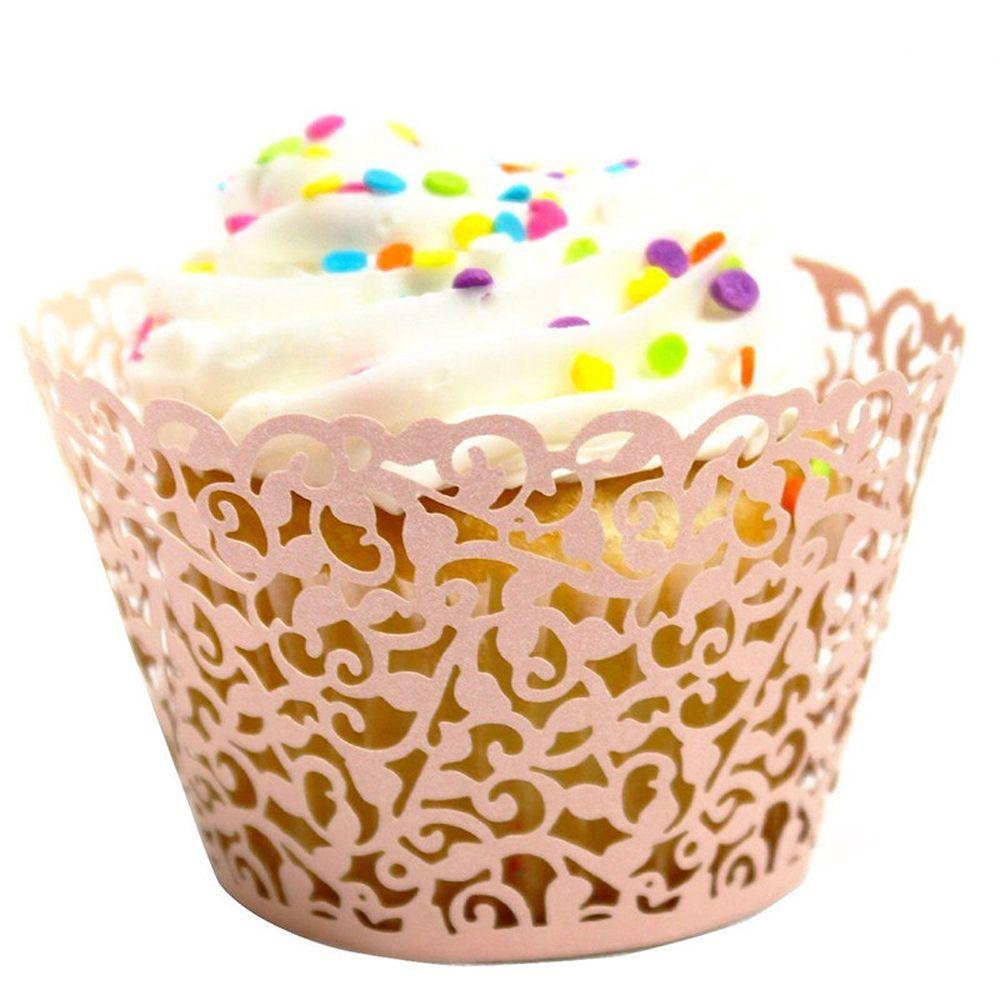 Set 10 / 50 Khuôn Làm Bánh Cupcake Tiện Dụng Chất Lượng Cao