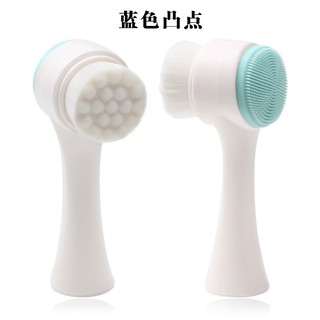 Cọ rửa mặt 2 đầu Lông mềm mịn - Da sạch bụi bẩn và bã nhờn