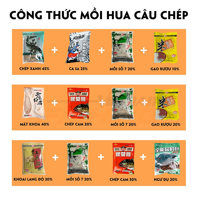 Mồi câu Ngư Dụ Hua 140g - Mồi câu cá Chép