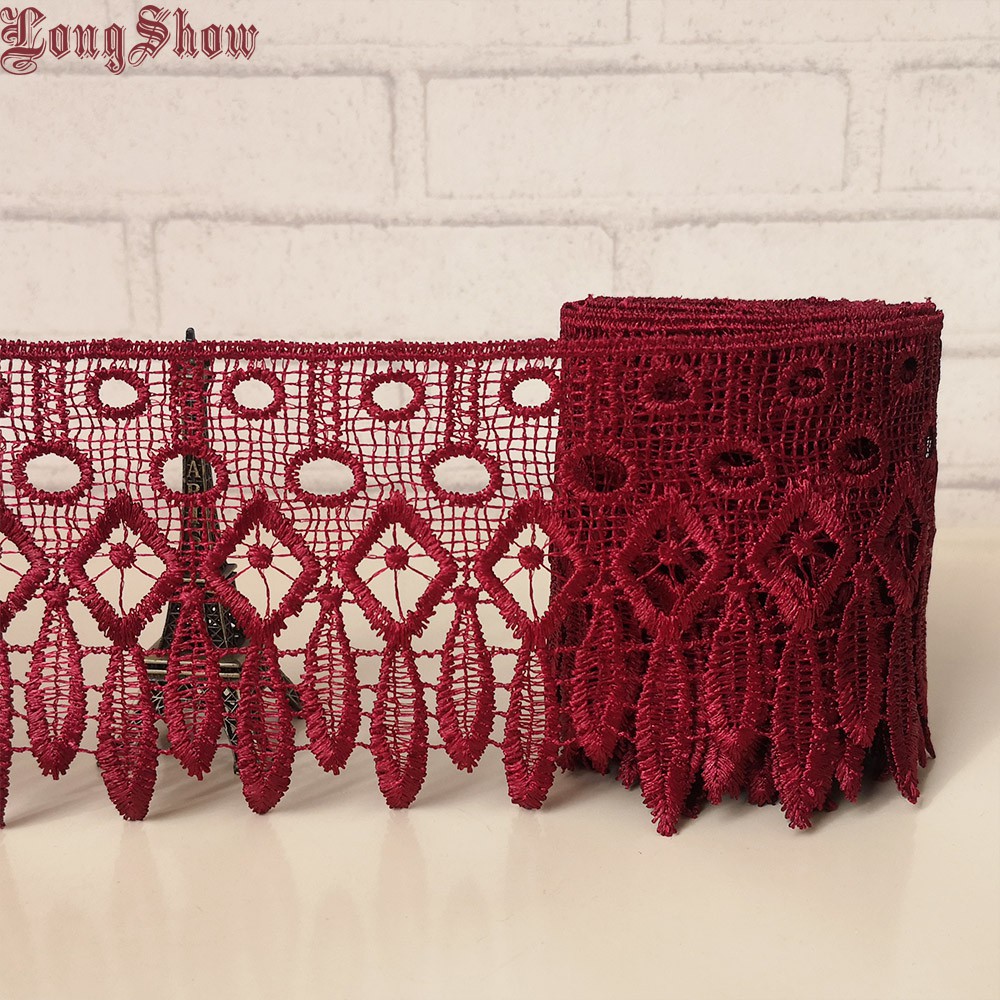 Viền Ren Polyester Bền Bỉ Màu Sắc Dành Cho May Vá Thủ Công DIY