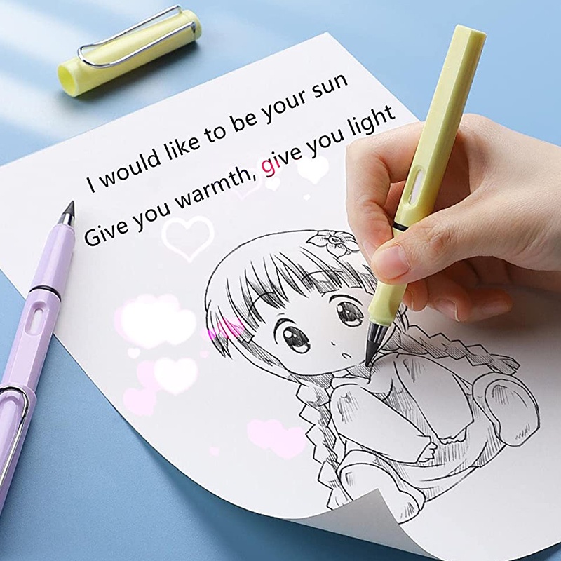 Bút Chì Vẽ Vĩnh Viễn Không Mài Bằng Kim Loại Có Thể Xóa Được