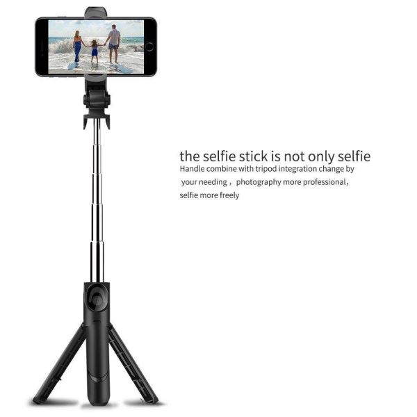 Mini Portable Bluetooth 360 Degree Rotation Selfie Stick Camera Phone Holder Flexible Tripod