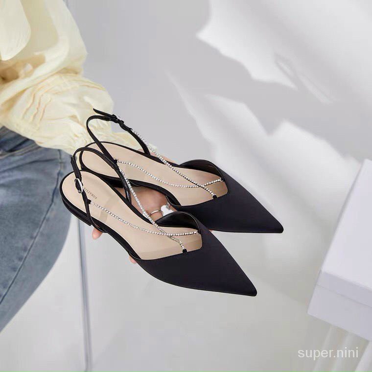 Sandal nữ gót bệt quai chéo đá nhẹ nhàng Q173 hàng chất đẹp