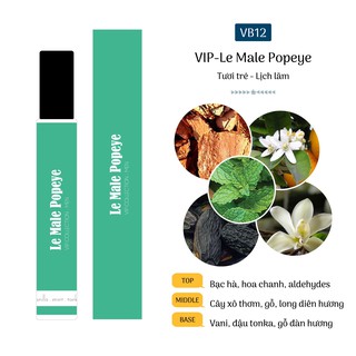 Le Male Popeye - Tinh dầu nước hoa cao cấp dành cho Nam