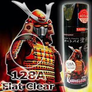 Chai sơn xịt sơn xe máy Samurai 128A màu trong mờ