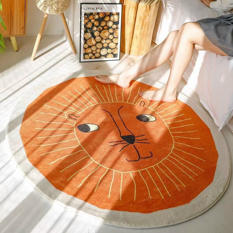 Thảm trải sàn lông cừu, thảm decor trang trí phòng siêu xinh cho bé