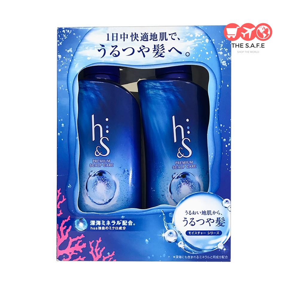 [Hàng Nhật Chuẩn] P&G- Bộ gội xả H&S cấp ẩm, sạch da đầu (370ml+370g)