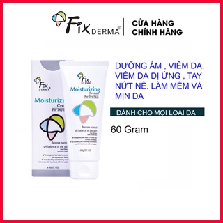 [HÀNG CTY] Kem Dưỡng Ẩm Cân Bằng PH Giúp Giảm Khô Và Bong Tróc Da Fixderma Moisturizing Cream 60g